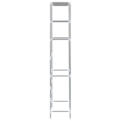 3-Tier Over Toilet Storage Rack Silver - Assembly View
