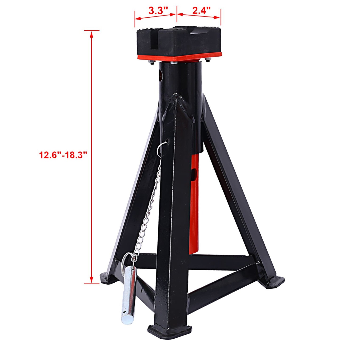 3 Ton Jack Stand, Pair of Axle Stands image 6