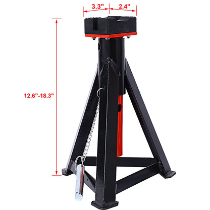 3 Ton Jack Stand, Pair of Axle Stands image 6
