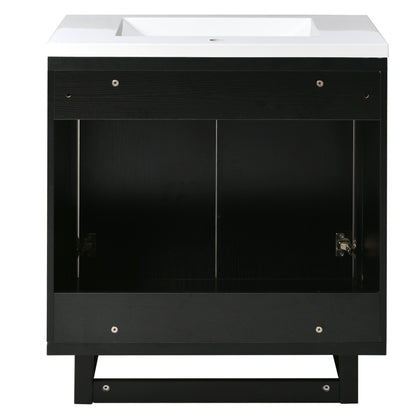 30" Bathroom vanity Set with Sink, Combo Cabinet, Bathroom Storage Cabinet, Solid Wood Legs(The same with SV000008AAB-1) image 20