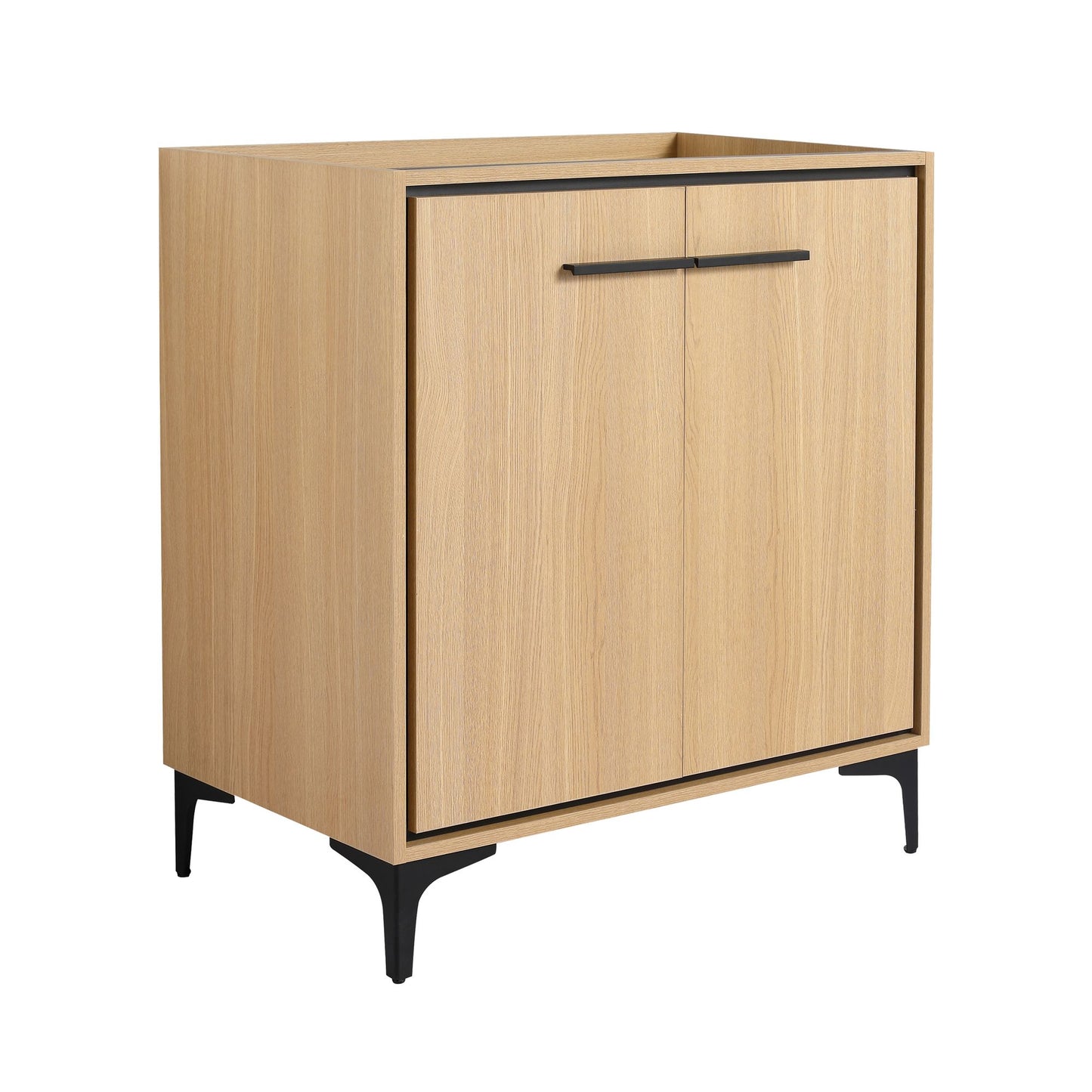 30 Inch(29 5/16'') Bathroom Vanity Base without basin, Storage Cabinet with Doors, engineering wood image 16