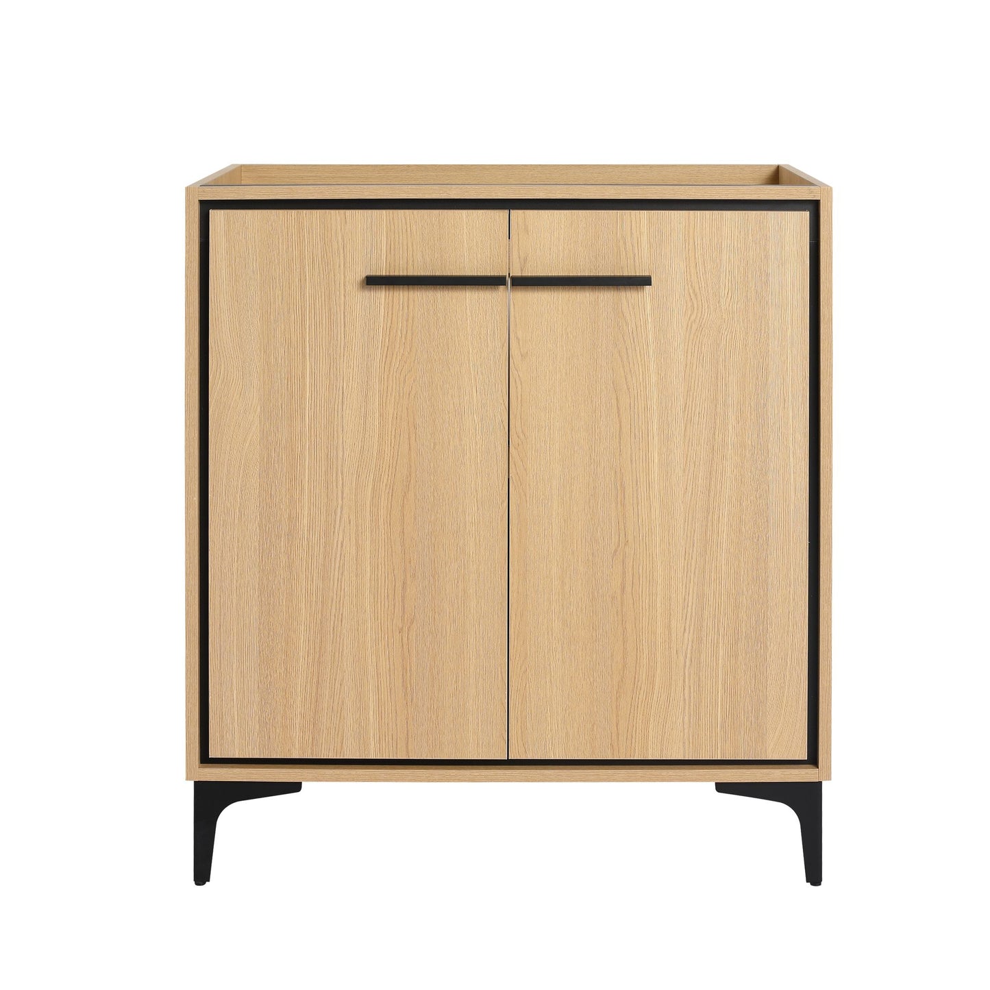 30 Inch(29 5/16'') Bathroom Vanity Base without basin, Storage Cabinet with Doors, engineering wood image 15