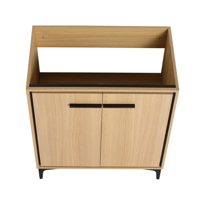30 Inch(29 5/16'') Bathroom Vanity Base without basin, Storage Cabinet with Doors, engineering wood image 17