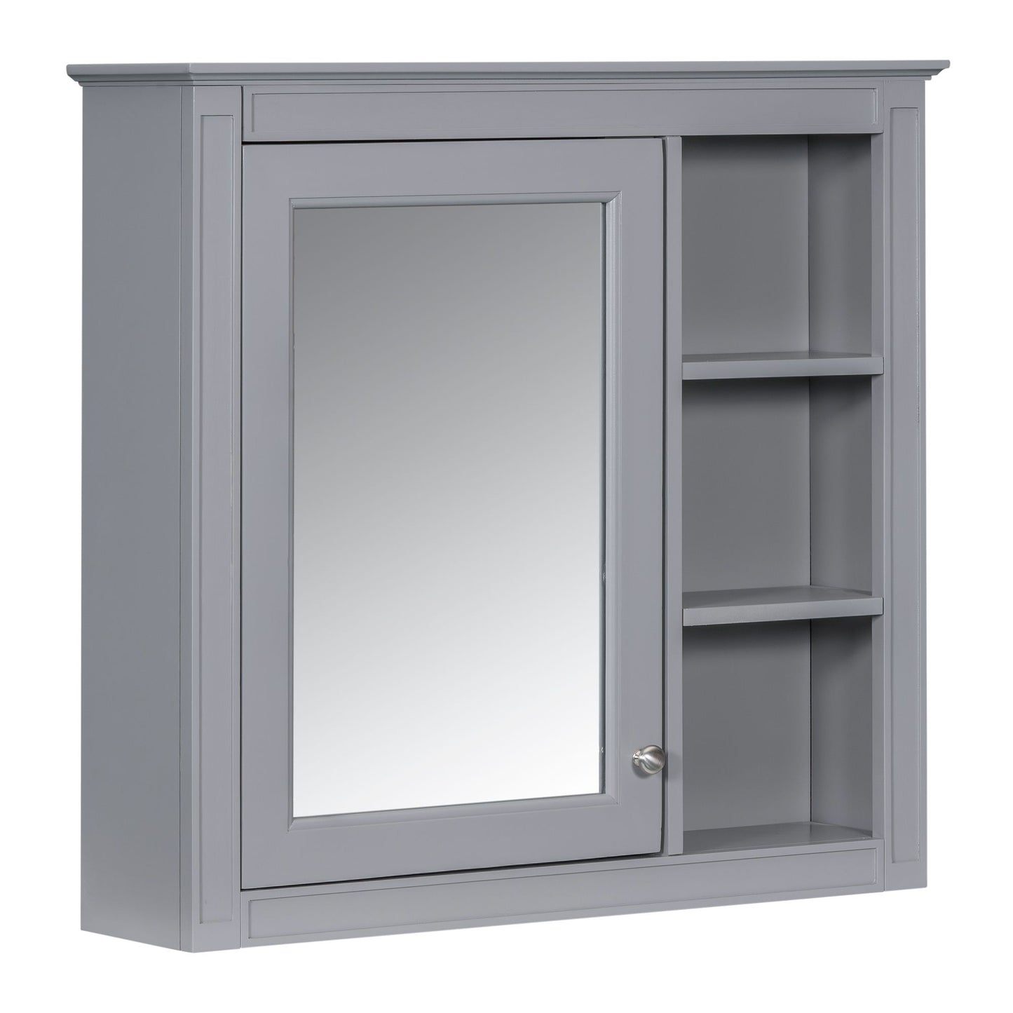 30'' x 28'' Medicine Cabinet, Wall Mounted Bathroom Storage Cabinet, Modern Bathroom Wall Cabinet with Mirror,Medicine C image 12