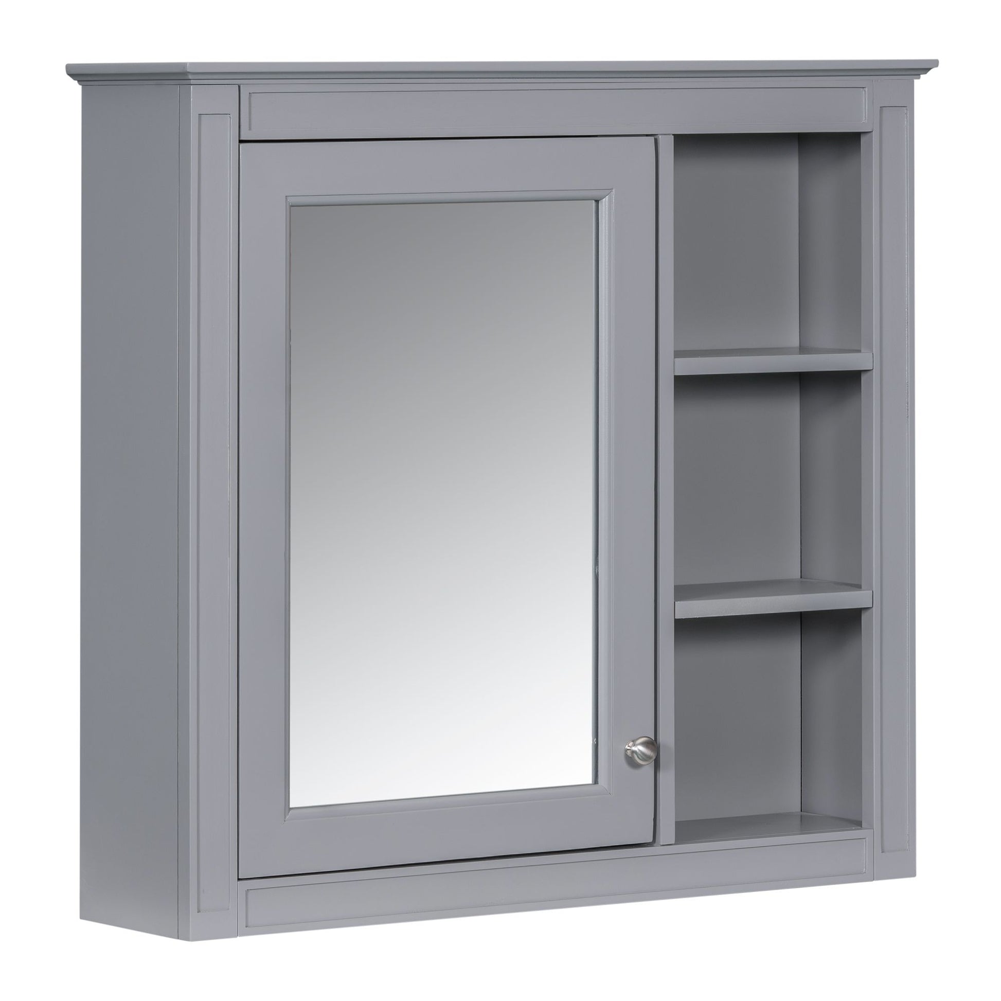 30'' x 28'' Medicine Cabinet, Wall Mounted Bathroom Storage Cabinet, Modern Bathroom Wall Cabinet with Mirror,Medicine C image 12