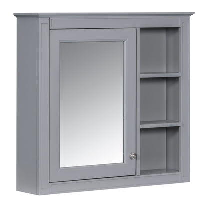 30'' x 28'' Medicine Cabinet, Wall Mounted Bathroom Storage Cabinet, Modern Bathroom Wall Cabinet with Mirror,Medicine C image 12