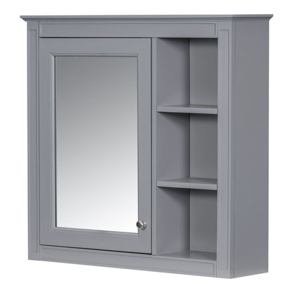 30'' x 28'' Medicine Cabinet, Wall Mounted Bathroom Storage Cabinet, Modern Bathroom Wall Cabinet with Mirror,Medicine C image 11
