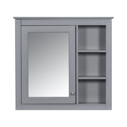 30'' x 28'' Medicine Cabinet, Wall Mounted Bathroom Storage Cabinet, Modern Bathroom Wall Cabinet with Mirror,Medicine C image 9