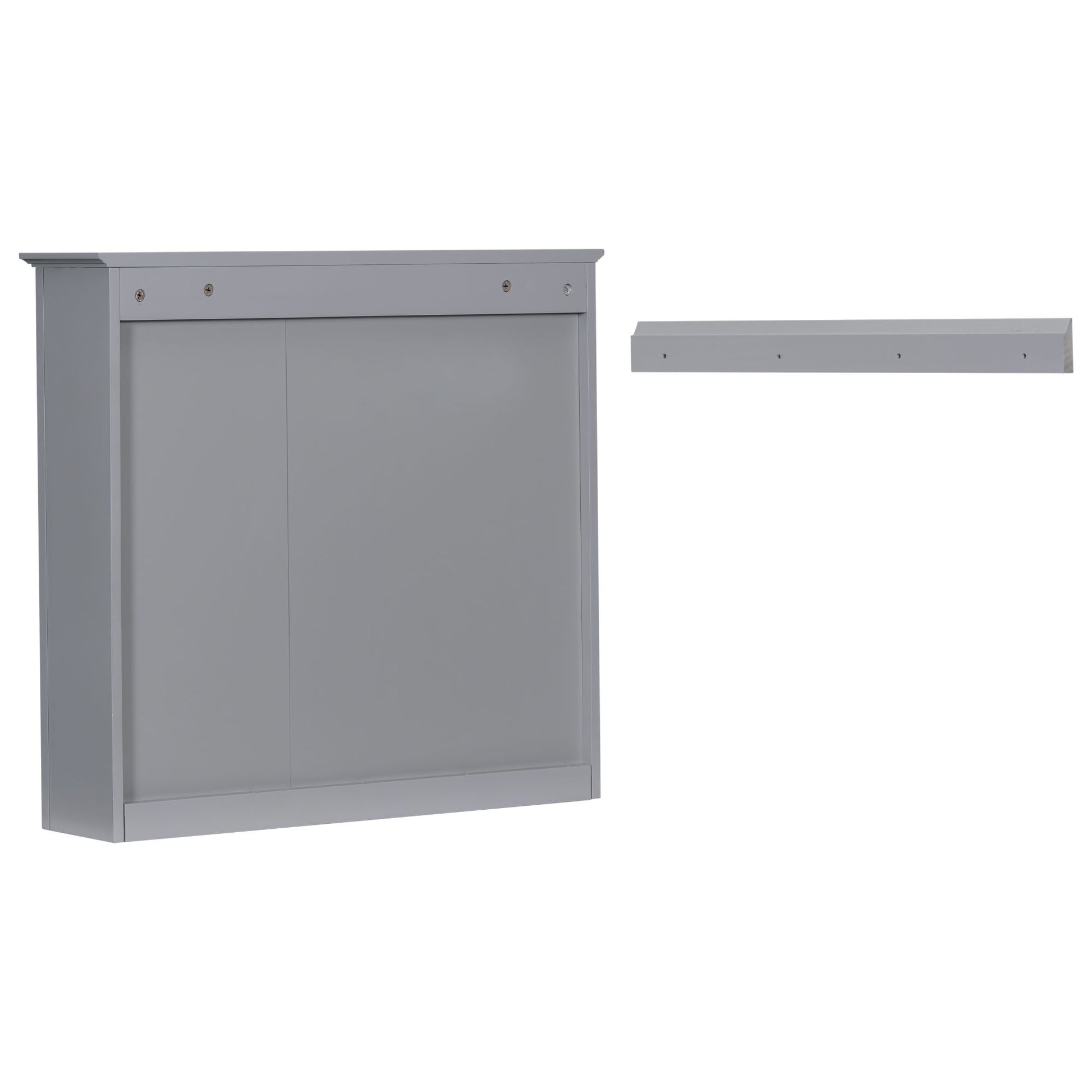 30'' x 28'' Medicine Cabinet, Wall Mounted Bathroom Storage Cabinet, Modern Bathroom Wall Cabinet with Mirror,Medicine C image 15