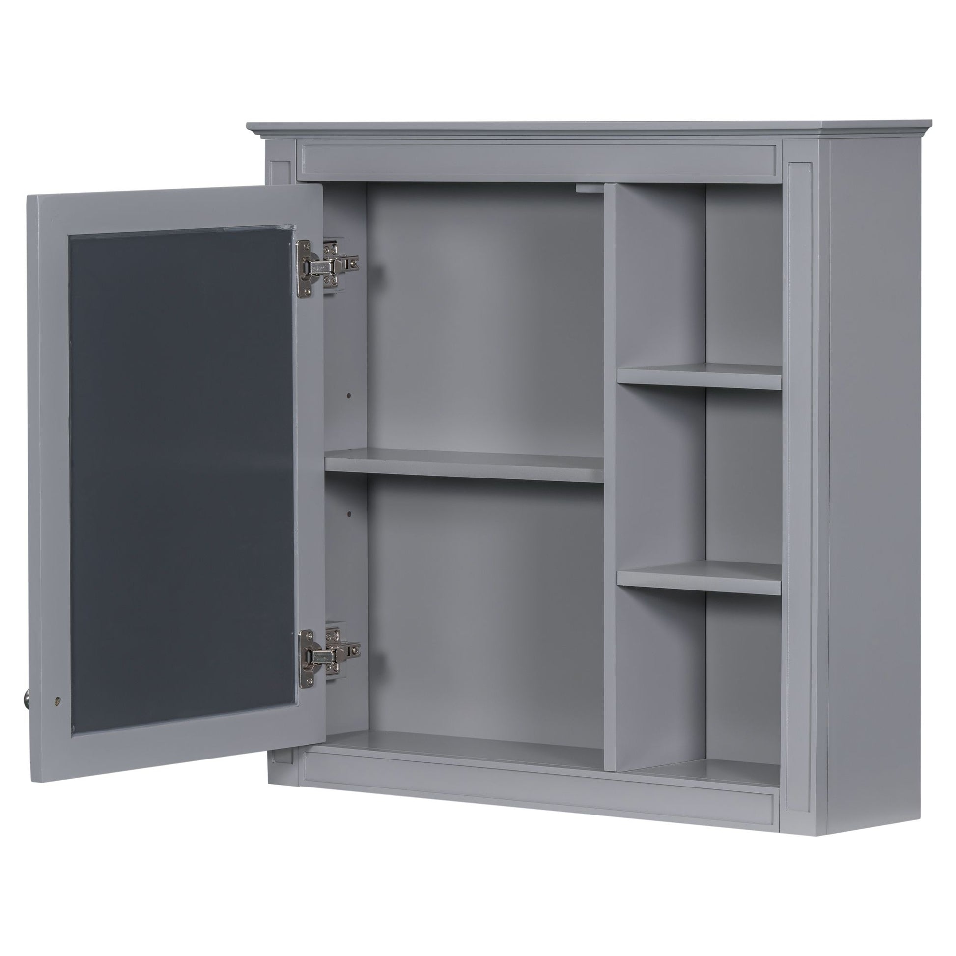 30'' x 28'' Medicine Cabinet, Wall Mounted Bathroom Storage Cabinet, Modern Bathroom Wall Cabinet with Mirror,Medicine C image 13