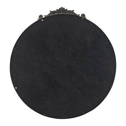 Gold mirror hanging hardware pre-installed hook