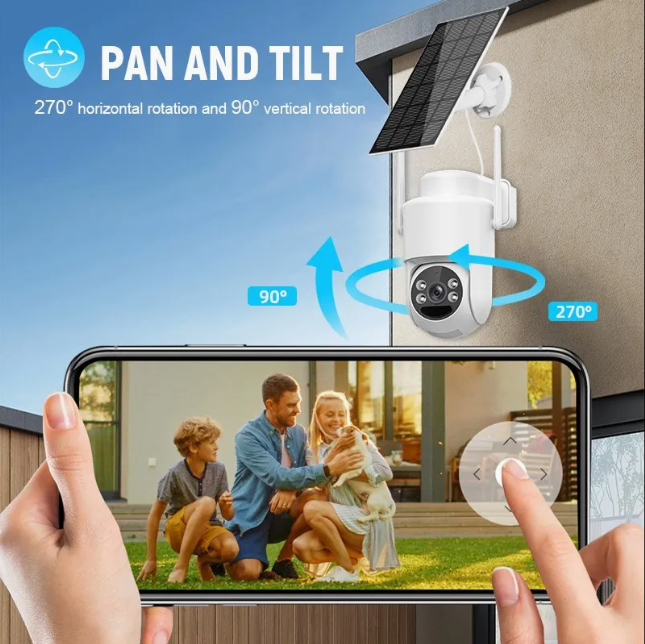 4G solar outdoor camera app interface