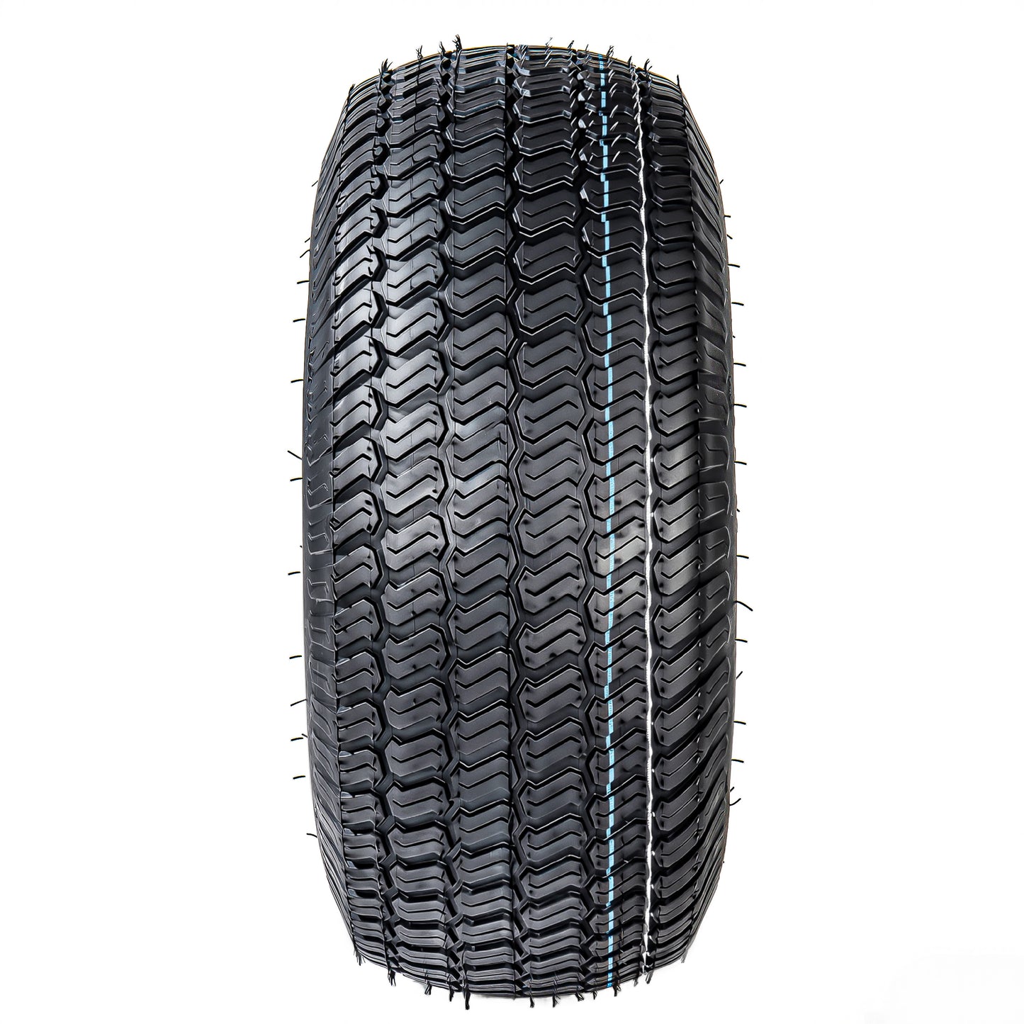 Set of 2 20x8.00-8 Lawn Mower Tires and Wheel Assembly, 4-Ply Tubeless Turf Tread Heavy Duty, 3.5" Centered Hub with 3/4" Bore and 3/16" Keyway, Yellow Steel Rim for Zero-Turn Mowers, 905 lbs Capacity image 9