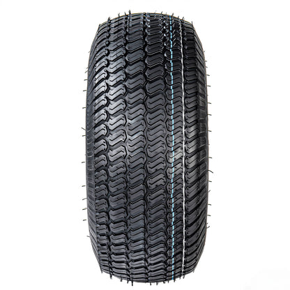 Set of 2 20x8.00-8 Lawn Mower Tires and Wheel Assembly, 4-Ply Tubeless Turf Tread Heavy Duty, 3.5" Centered Hub with 3/4" Bore and 3/16" Keyway, Yellow Steel Rim for Zero-Turn Mowers, 905 lbs Capacity image 9
