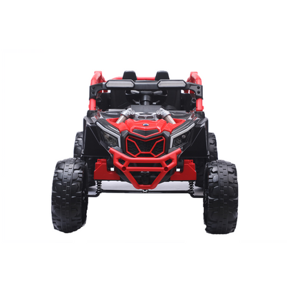 24V 400W Kids Ride on Car UTV W/Parents Remote Control,4-wheel suspension, 3 Speed, Power display,Bluetooth,MP3,Music,LED Light, Provide a speed of 4-8KM/H For Kids Age 3+ years old (RED) image 9