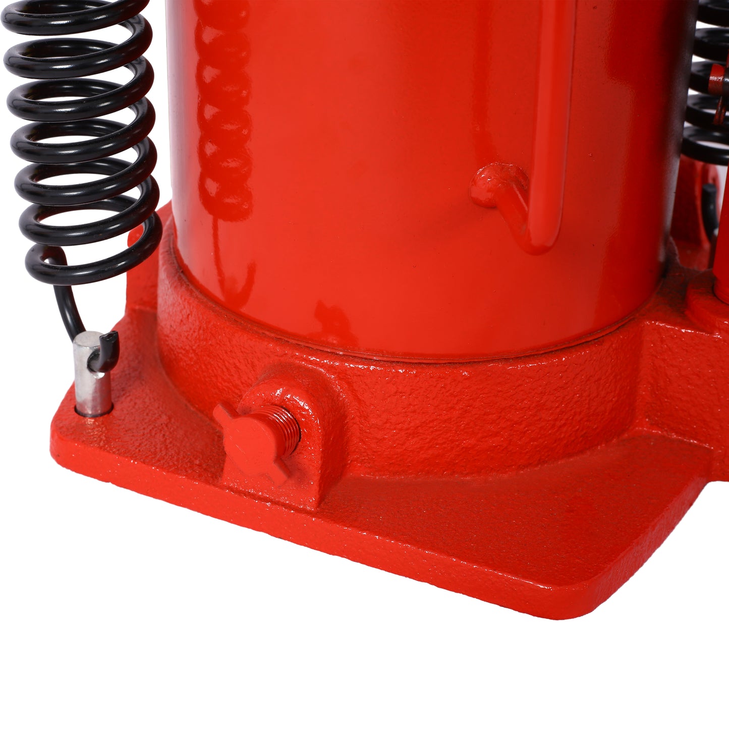 Air Hydraulic Bottle Jack, 32 Ton/70550LBS LBS All Welded Bottle Jack, 10-16.3 inch Lifting Range, Manual Handle and Air Pump, for Car, Pickup, Truck, RV, Auto Repair, Industrial Engineering,Red image 7