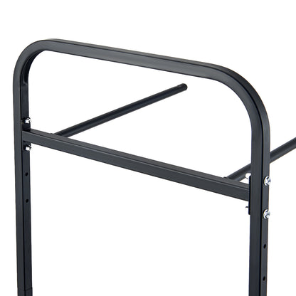 Folding Chair Rack Cart for 10 Chairs of 100 LBS Push-Style Chair Dolly image 4
