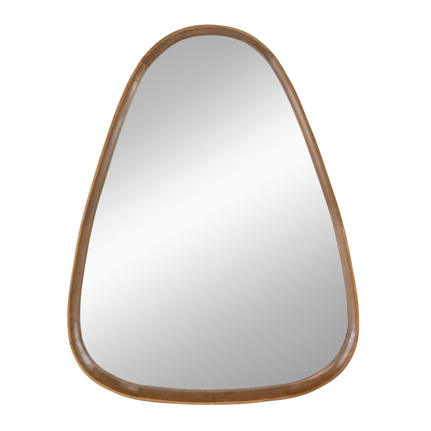 30"x38" Irrgeular Mirror with Wood Frame, Wall Mirror for Living Room Bathroom Entryway image 4