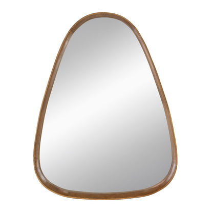 30"x38" Irrgeular Mirror with Wood Frame, Wall Mirror for Living Room Bathroom Entryway image 4