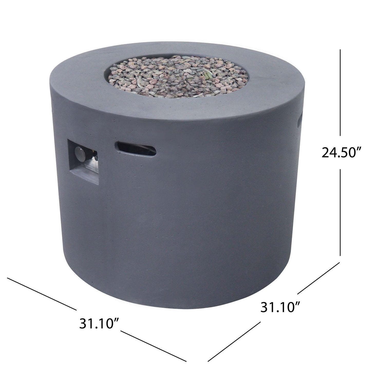 31" ROUND MGO FIRE PIT- 40 000 BTU image 6
