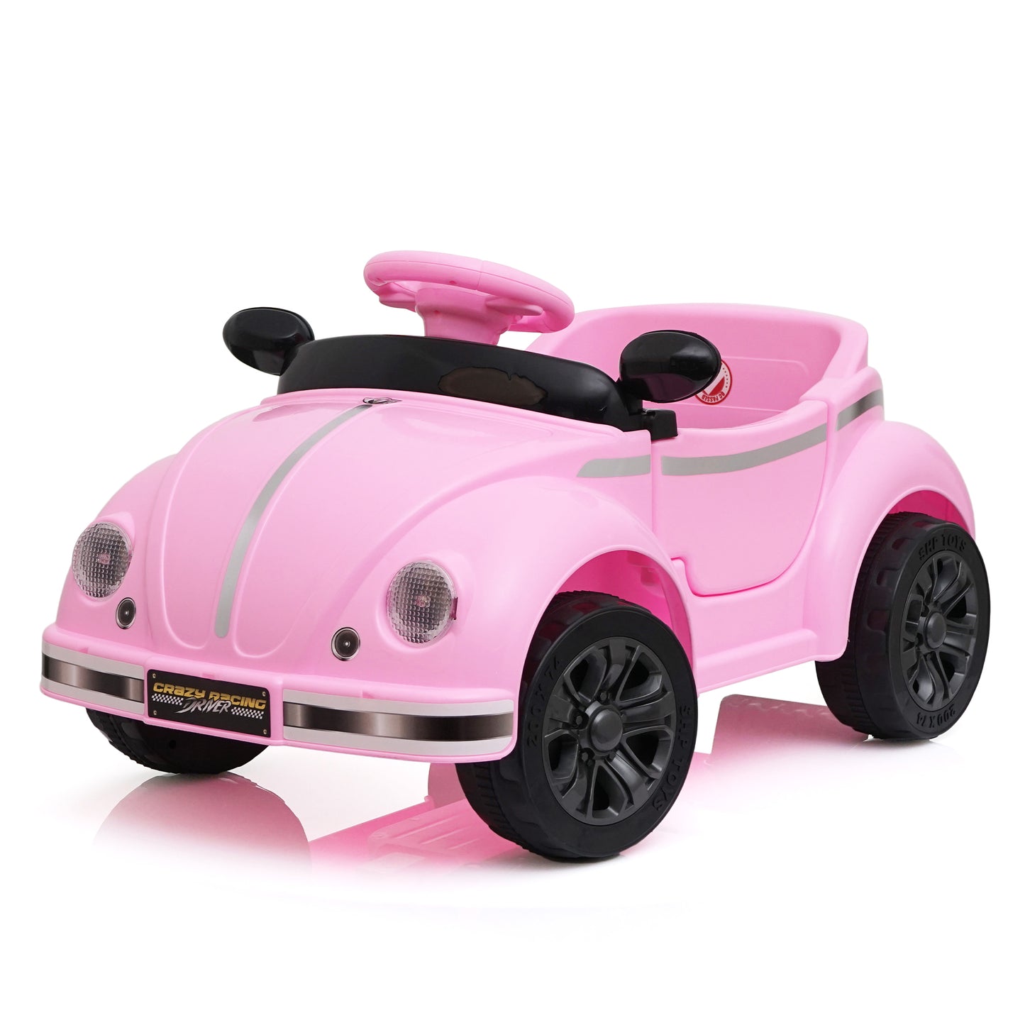 12V vintage kids ride on car with remote control - front view