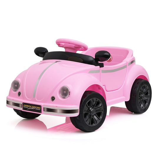 12V vintage kids ride on car with remote control - front view
