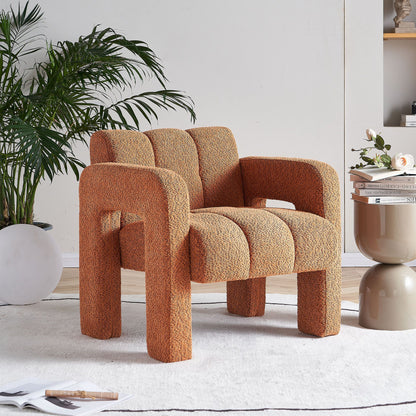 31.10" Wide Boucle Upholstered Accent Chair image 1
