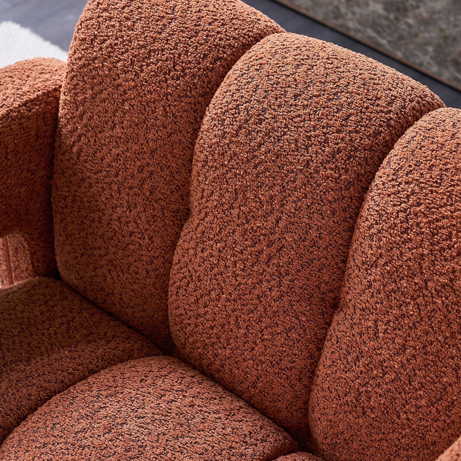 31.10" Wide Boucle Upholstered Accent Chair image 11
