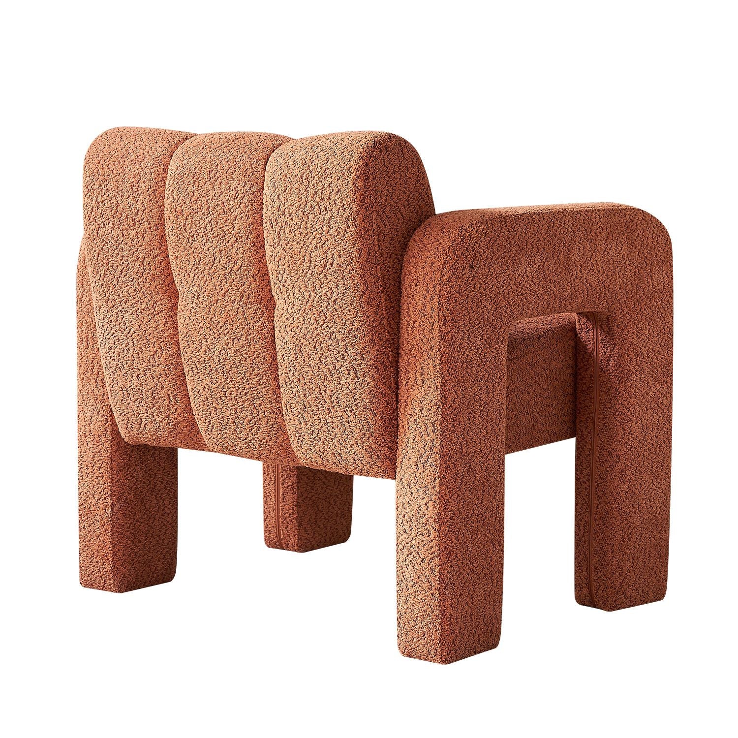 31.10" Wide Boucle Upholstered Accent Chair image 8