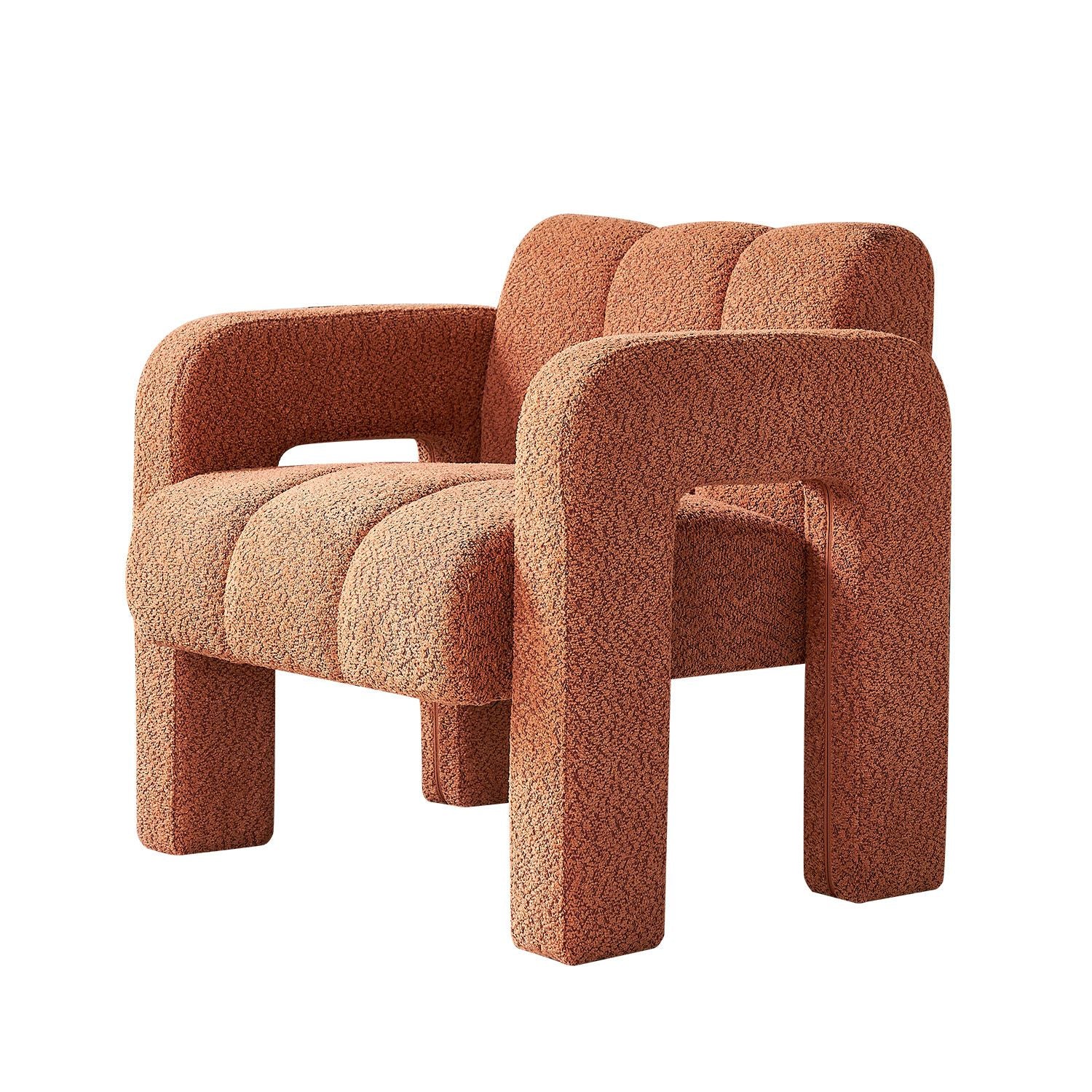 31.10" Wide Boucle Upholstered Accent Chair image 4