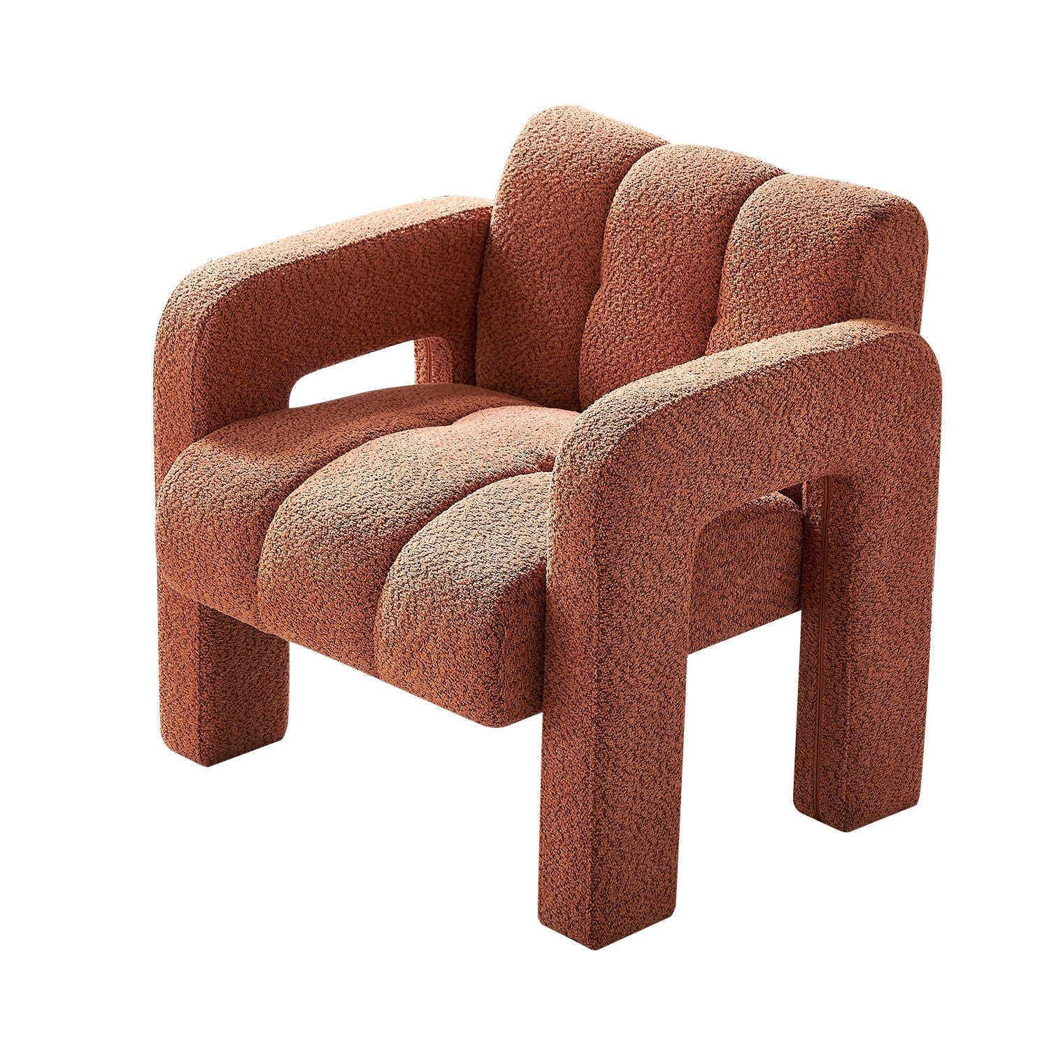 31.10" Wide Boucle Upholstered Accent Chair image 10