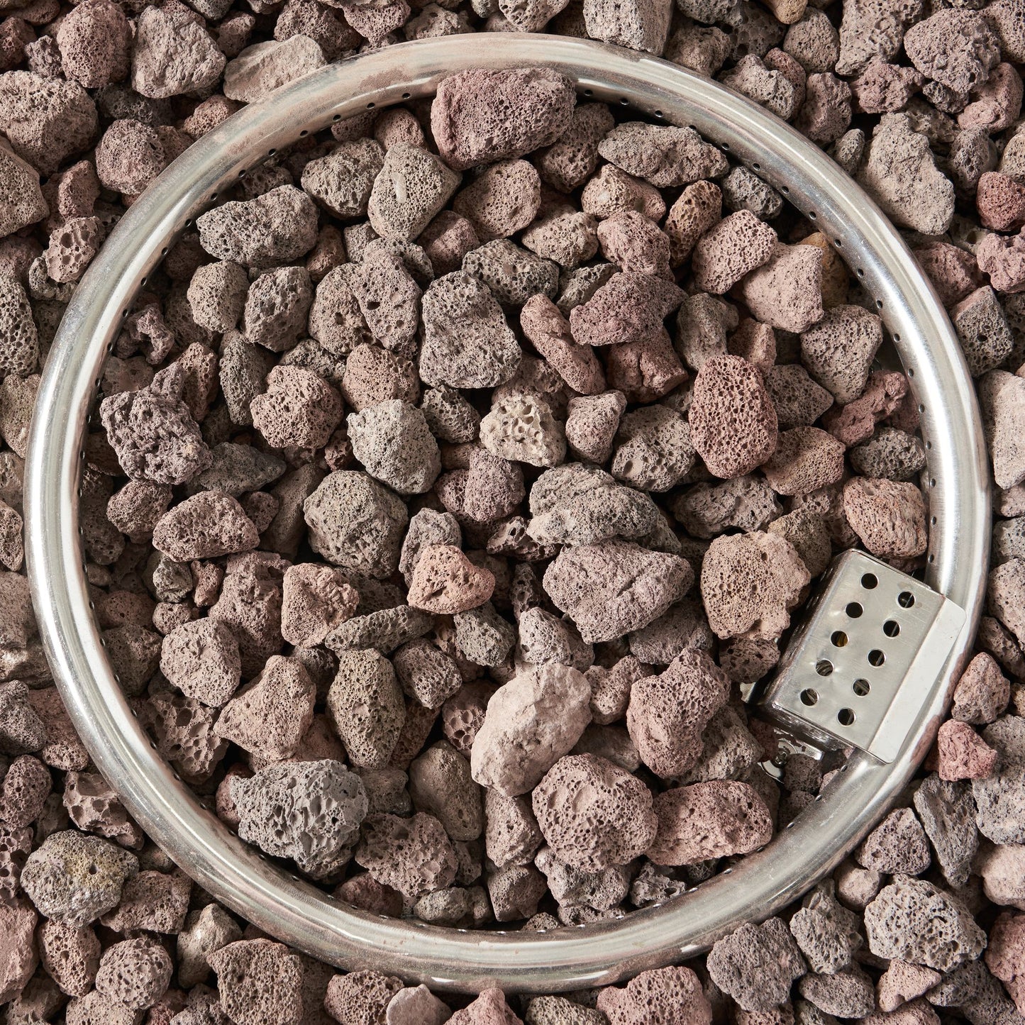 32" Patio 40,000 BTU Round Iron Propane Fire Pit, Dark Grey (Tank Cover not Included) image 13