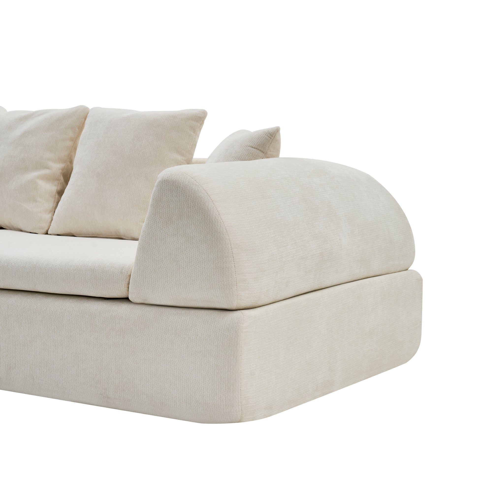 Cloud Modular Sectional Sofa - Shape Boneless Couch & Deep Fluffy Seat, No Assembly Required for Living Room Bedroom image 11