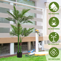 New high-end market indoor leaf simulation 180CM double rod loose tail sunflower 18-leaf pot travelers simulated artificial plants 1pcs/set