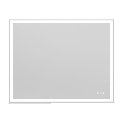 32x40 inch LED Bathroom Vanity Mirror Wall Mounted Adjustable White/Warm/Natural Lights Anti-Fog Touch Switch with Memor image 12