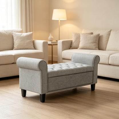 Hall Bench,Bed Bench,Storage Bench,Tufted Shoe Bench image 5