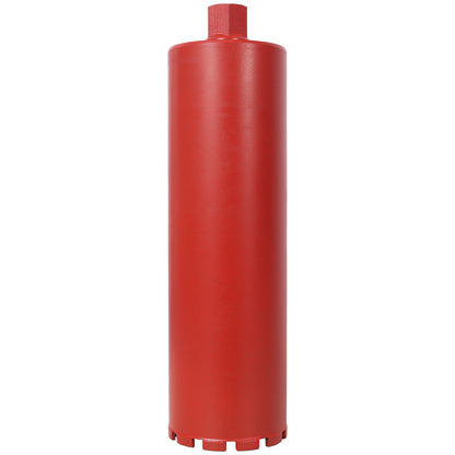 5 Inch Diamond Core Drill Bits,1-1/4"-7 Thread Diamond Core Bit for Cured Concrete with Rebar, Hard Masonry, Brick Block, Stucco, Stone,Flat image 1