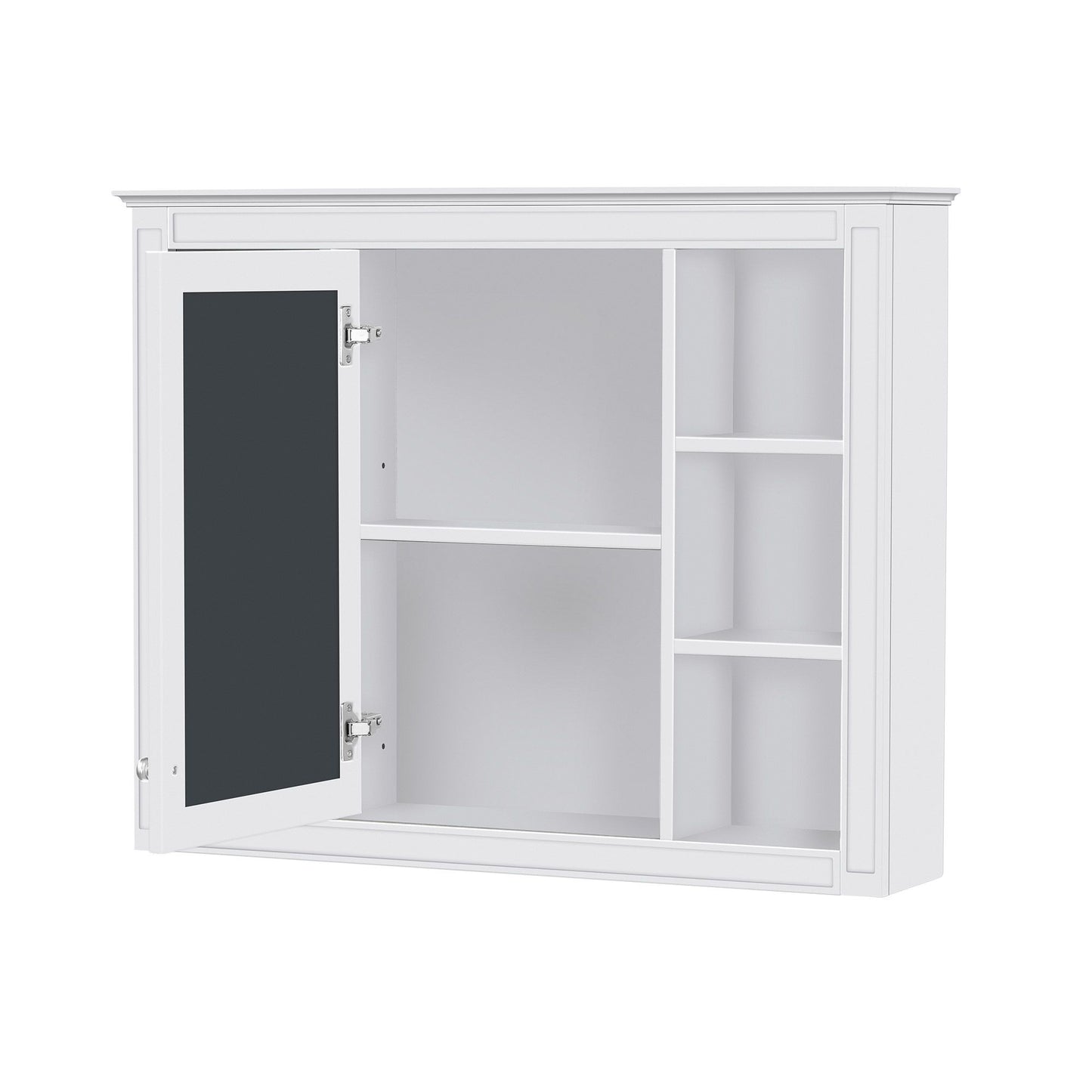 35'' x 28'' Medicine Cabinet, Wall Mounted Bathroom Storage Cabinet, Modern Bathroom Wall Cabinet with Mirror, Mirror Ca image 20