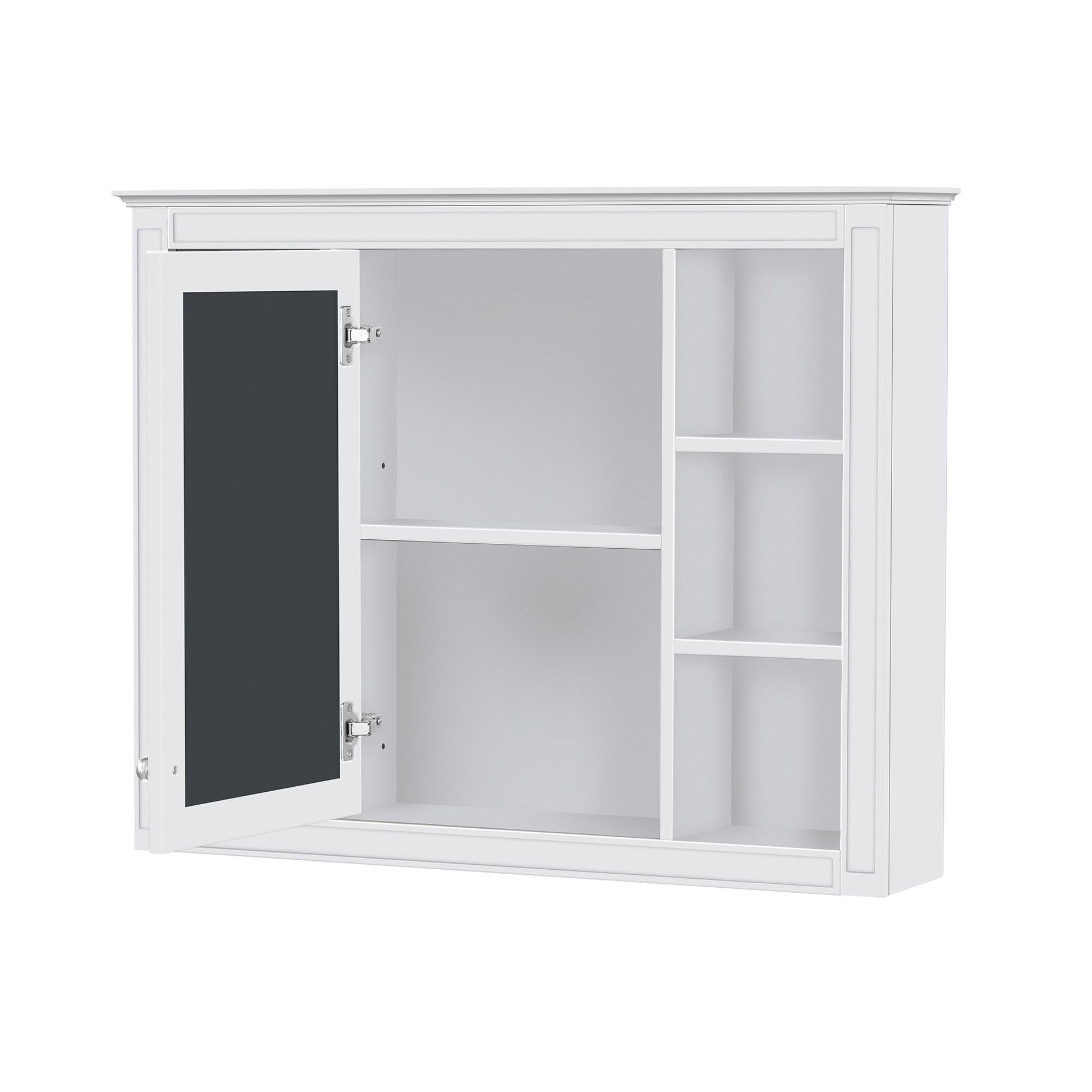 35'' x 28'' Medicine Cabinet, Wall Mounted Bathroom Storage Cabinet, Modern Bathroom Wall Cabinet with Mirror, Mirror Ca image 20