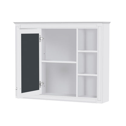 35'' x 28'' Medicine Cabinet, Wall Mounted Bathroom Storage Cabinet, Modern Bathroom Wall Cabinet with Mirror, Mirror Ca image 20