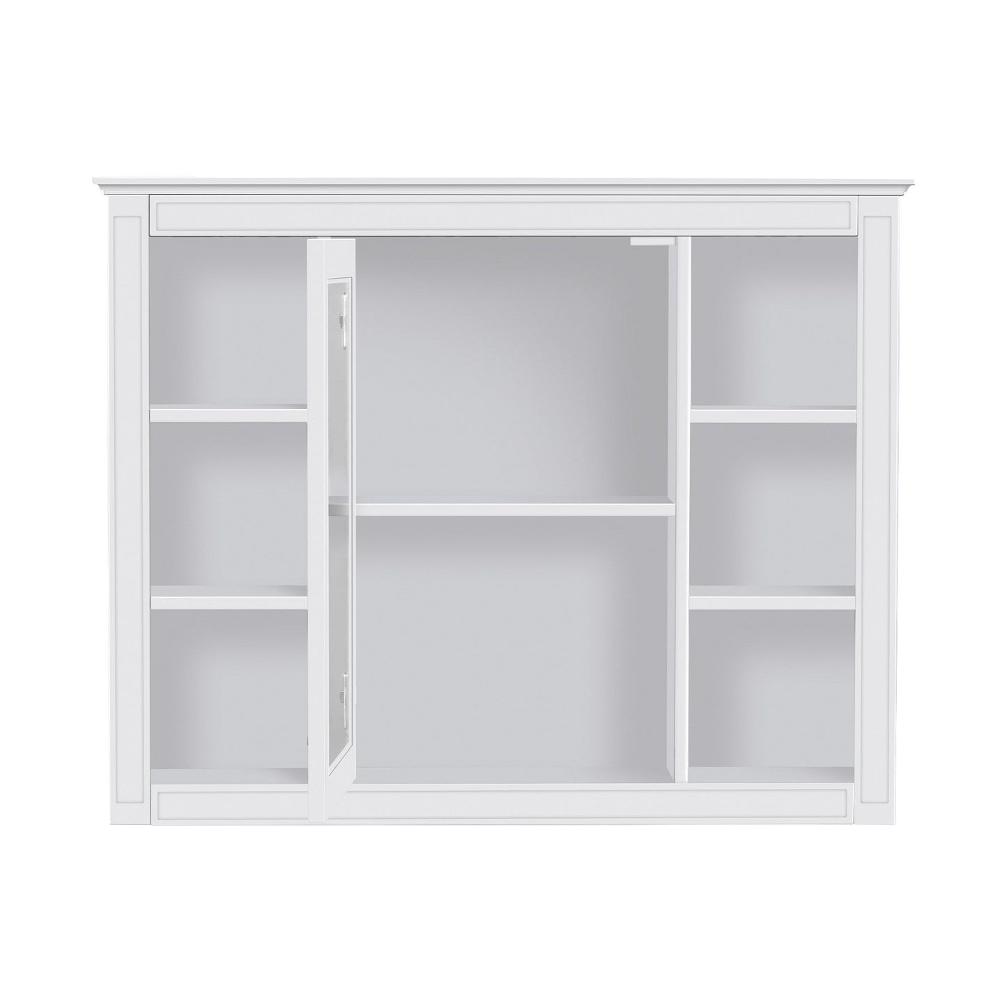 35'' x 28'' Medicine Cabinet, Wall Mounted Bathroom Storage Cabinet, Modern Bathroom Wall Cabinet with Mirror, Mirror Ca image 19