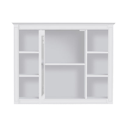 35'' x 28'' Medicine Cabinet, Wall Mounted Bathroom Storage Cabinet, Modern Bathroom Wall Cabinet with Mirror, Mirror Ca image 19