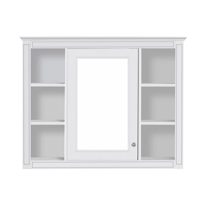 35'' x 28'' Medicine Cabinet, Wall Mounted Bathroom Storage Cabinet, Modern Bathroom Wall Cabinet with Mirror, Mirror Ca image 18