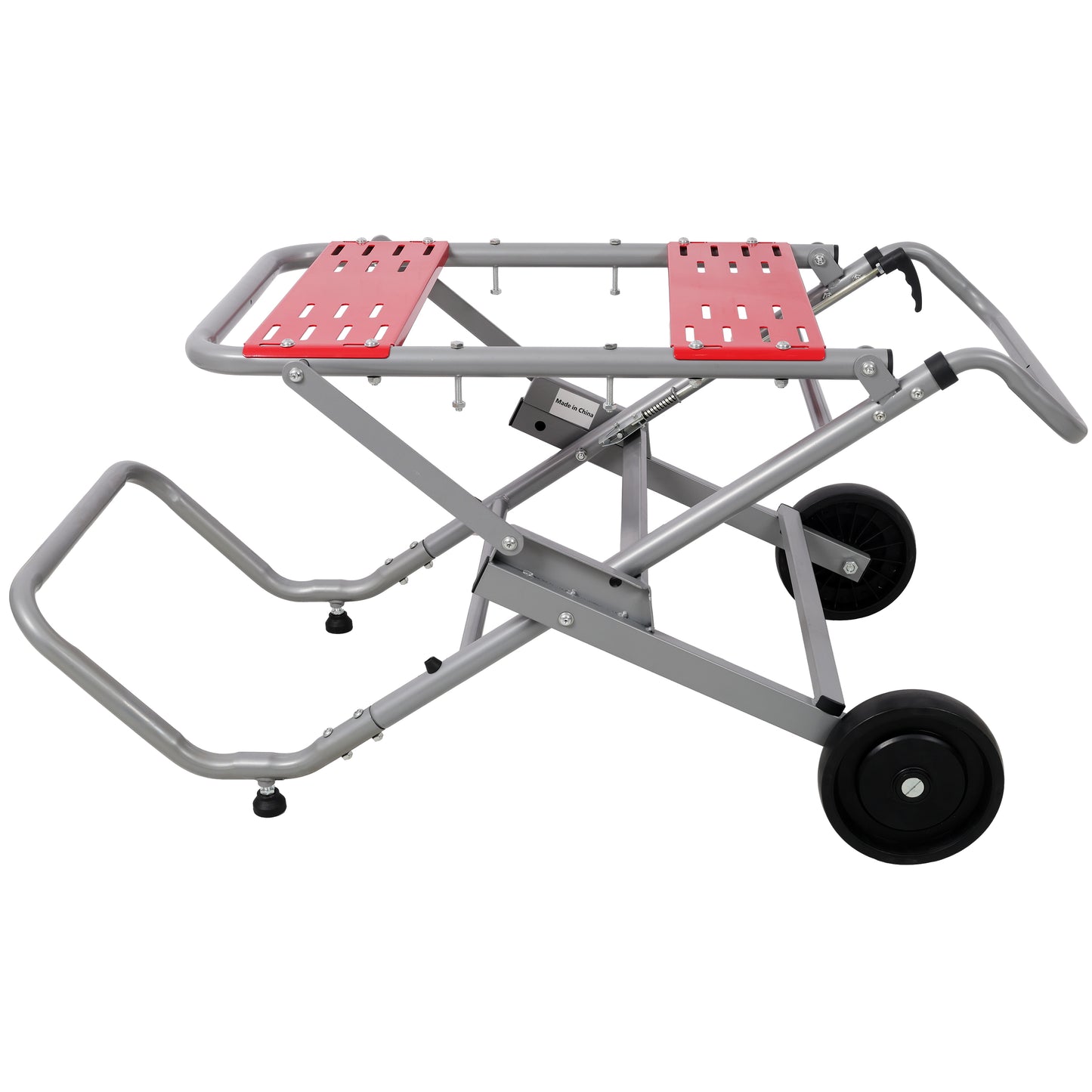 Rolling Foldable Table Saw Stand - Heavy Duty Portable Universal Base with 8 Inch Wheels