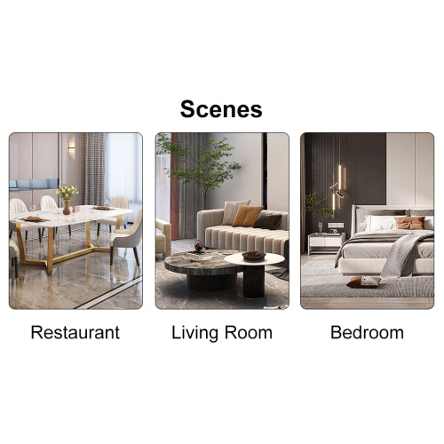 Modern dining chairs are equipped with light gray PU artificial leather backrest cushions and black metal legs, suitable for restaurants,kitchens,and bedrooms.Set of 4pieces (light gray+PU) image 11