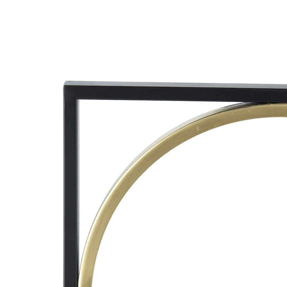 35.6" in Eclectic Styling Metal Beaded Black Wall Mirror with Contemporary Design for Bedroom,Liveroom & Entryway image 14