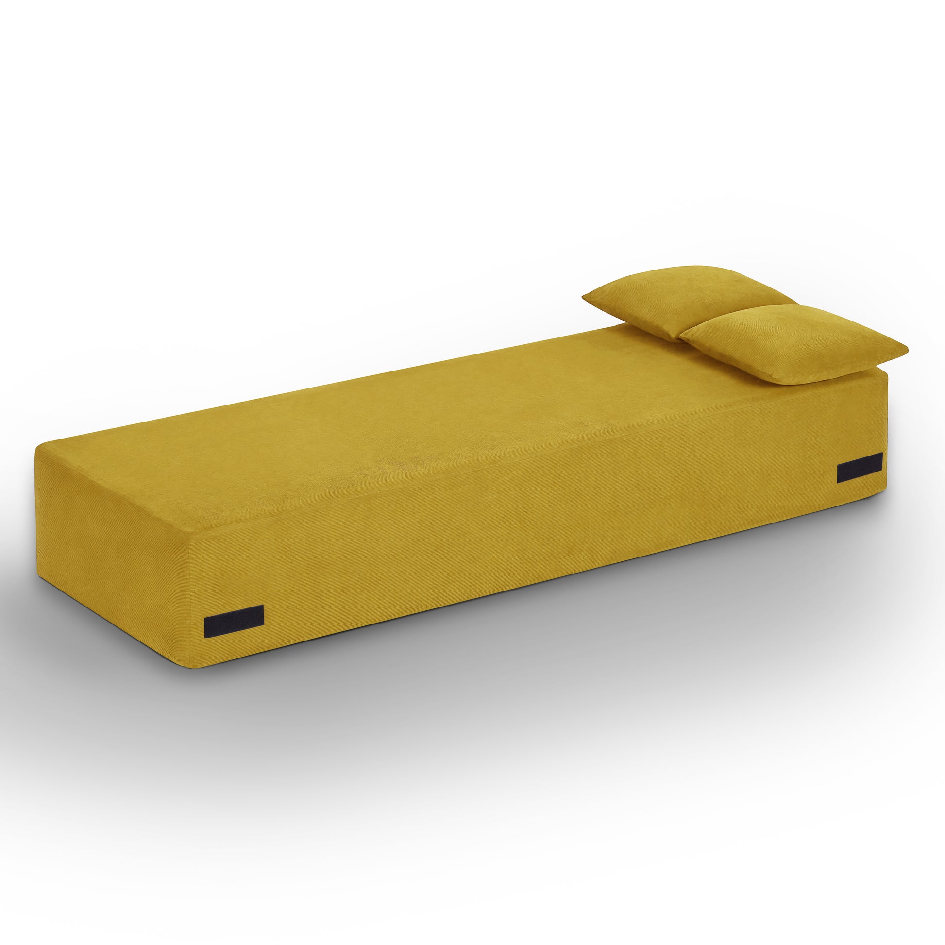 3-seater sofa for small spaces, corduroy fabric detail