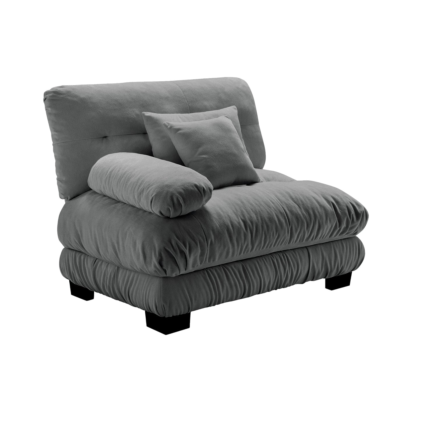 27 Sofa LSF W/2 pillows -Gray image 3