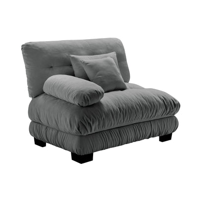 27 Sofa LSF W/2 pillows -Gray image 3