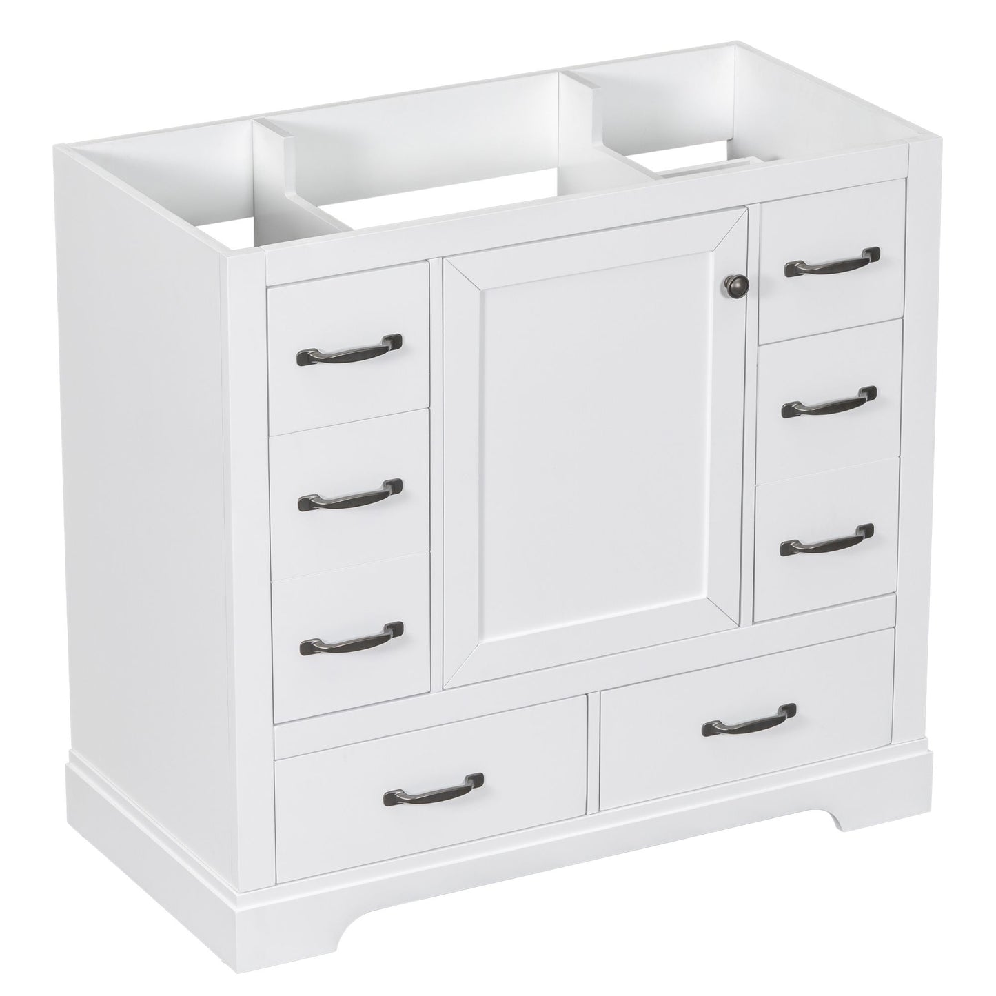 36 inch bathroom vanity cabinet base white with dimensions